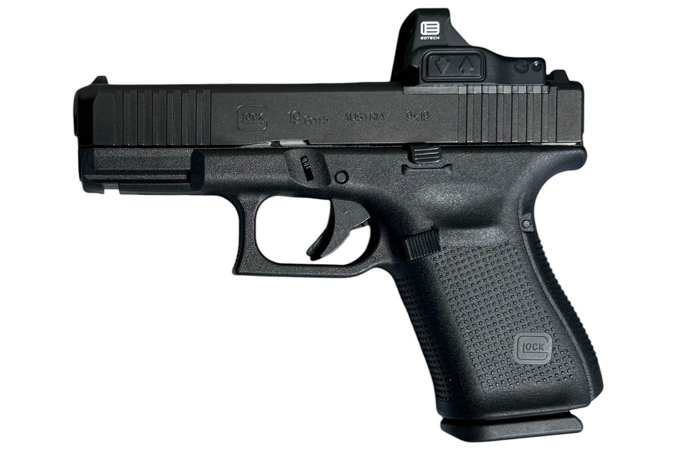 GLOCK 19 Gen5 MOS 9mm Pistol with EoTech 3 MOA Mini Reflex Sight