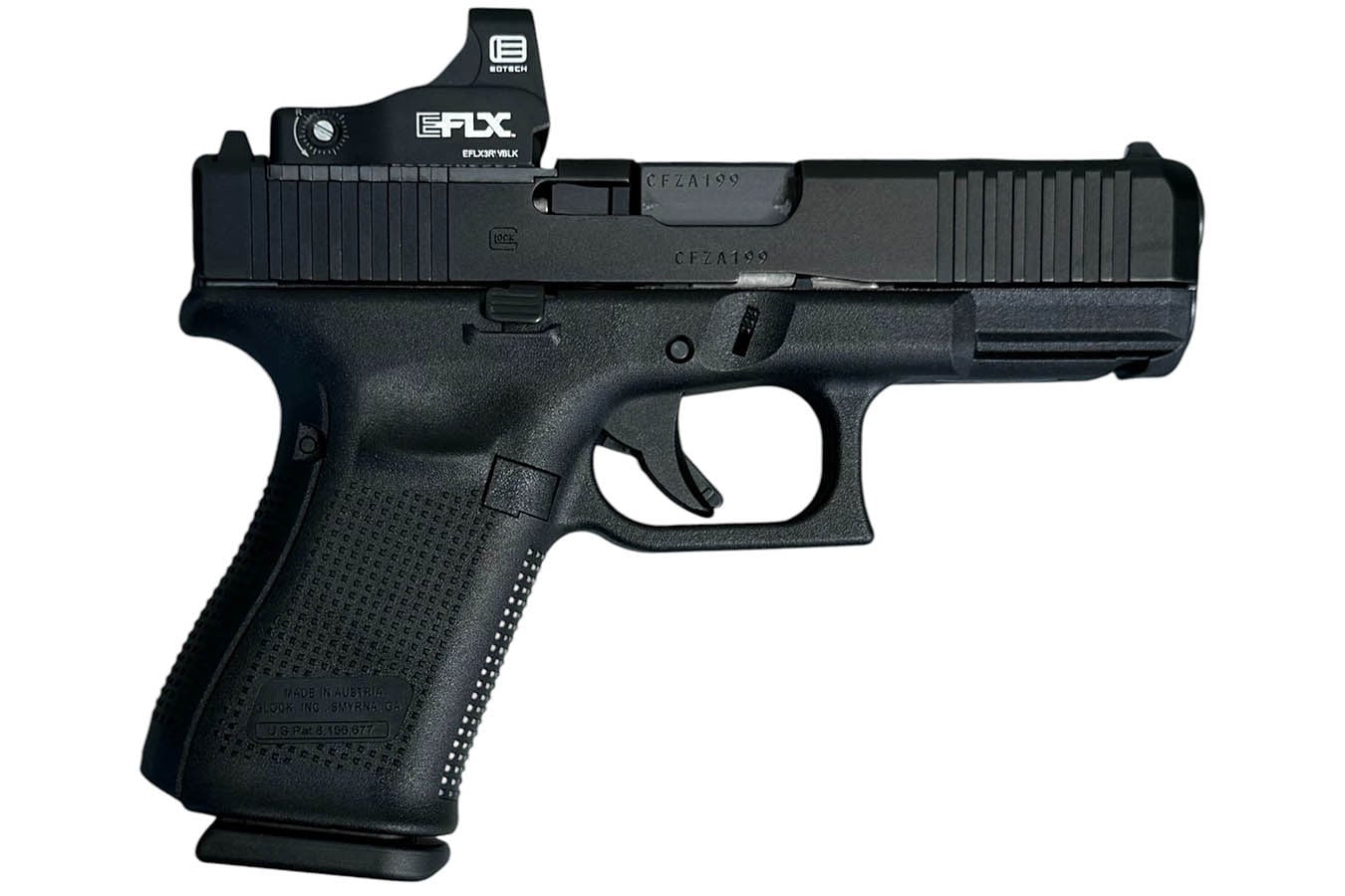 GLOCK 19 Gen5 MOS 9mm Pistol with EoTech 3 MOA Mini Reflex Sight
