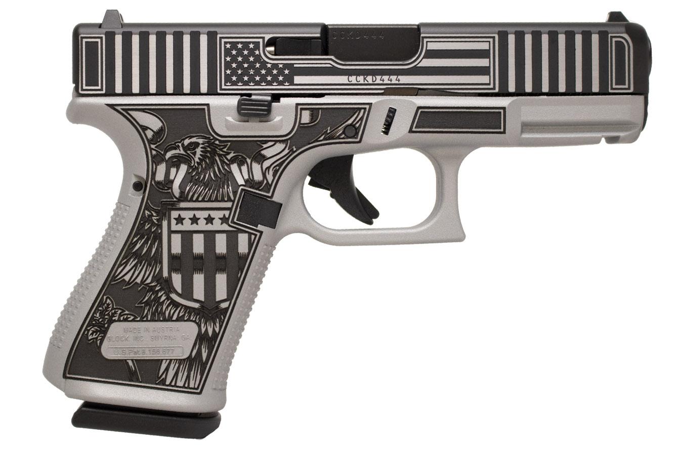 GLOCK 19 Gen5 9mm Donald Trump Take America Back Custom Edition Pistol