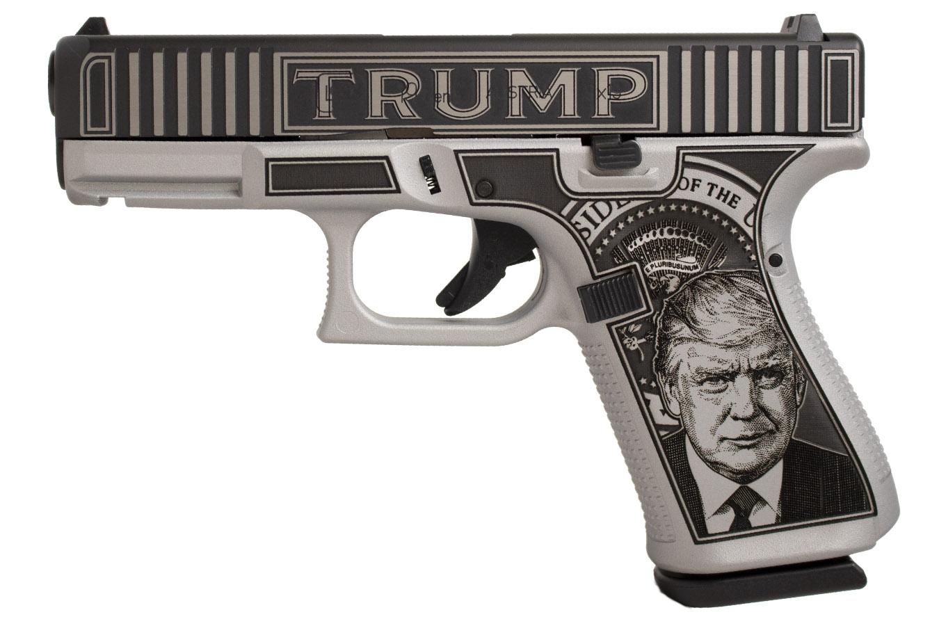 GLOCK 19 Gen5 9mm Donald Trump Take America Back Custom Edition Pistol