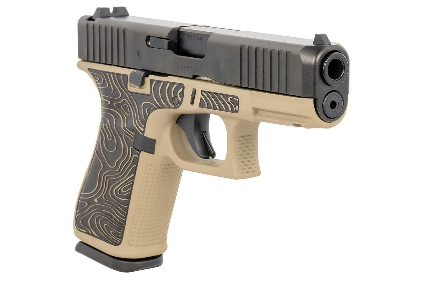 Glock 19 Gen5 9mm Pistol with Coyote Tan Frame