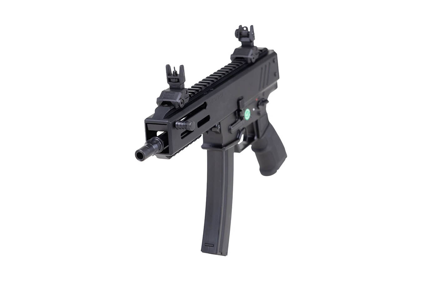 PANZER ARMS Han9 9mm Semi-Auto Pistol with Flip Up Sights and 6.5 Inch Barrel (MP5 Mag Compatible