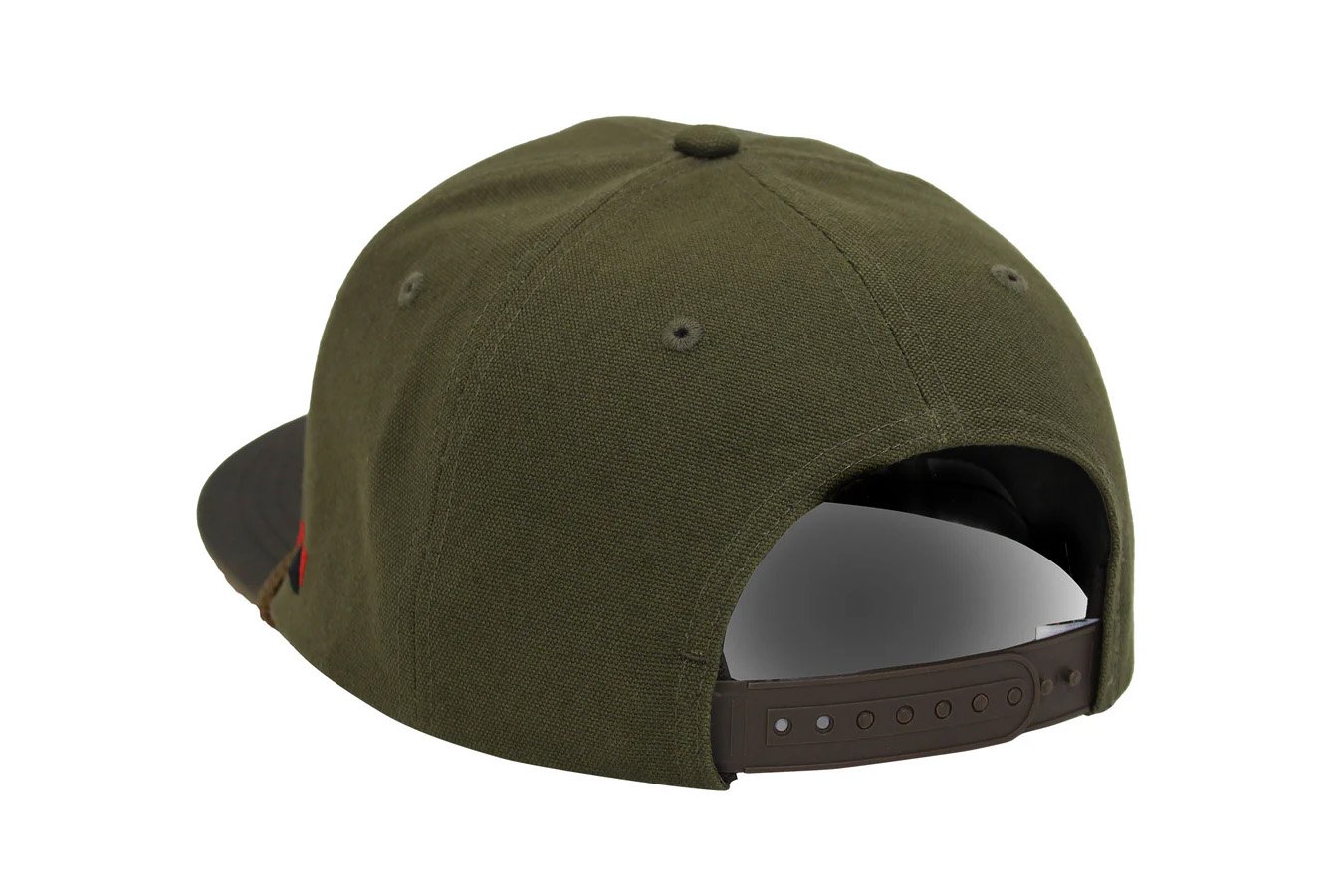 PARAMOUNT APPAREL Canvas Mallard Drake Hat with Wax Cloth Visor Olive