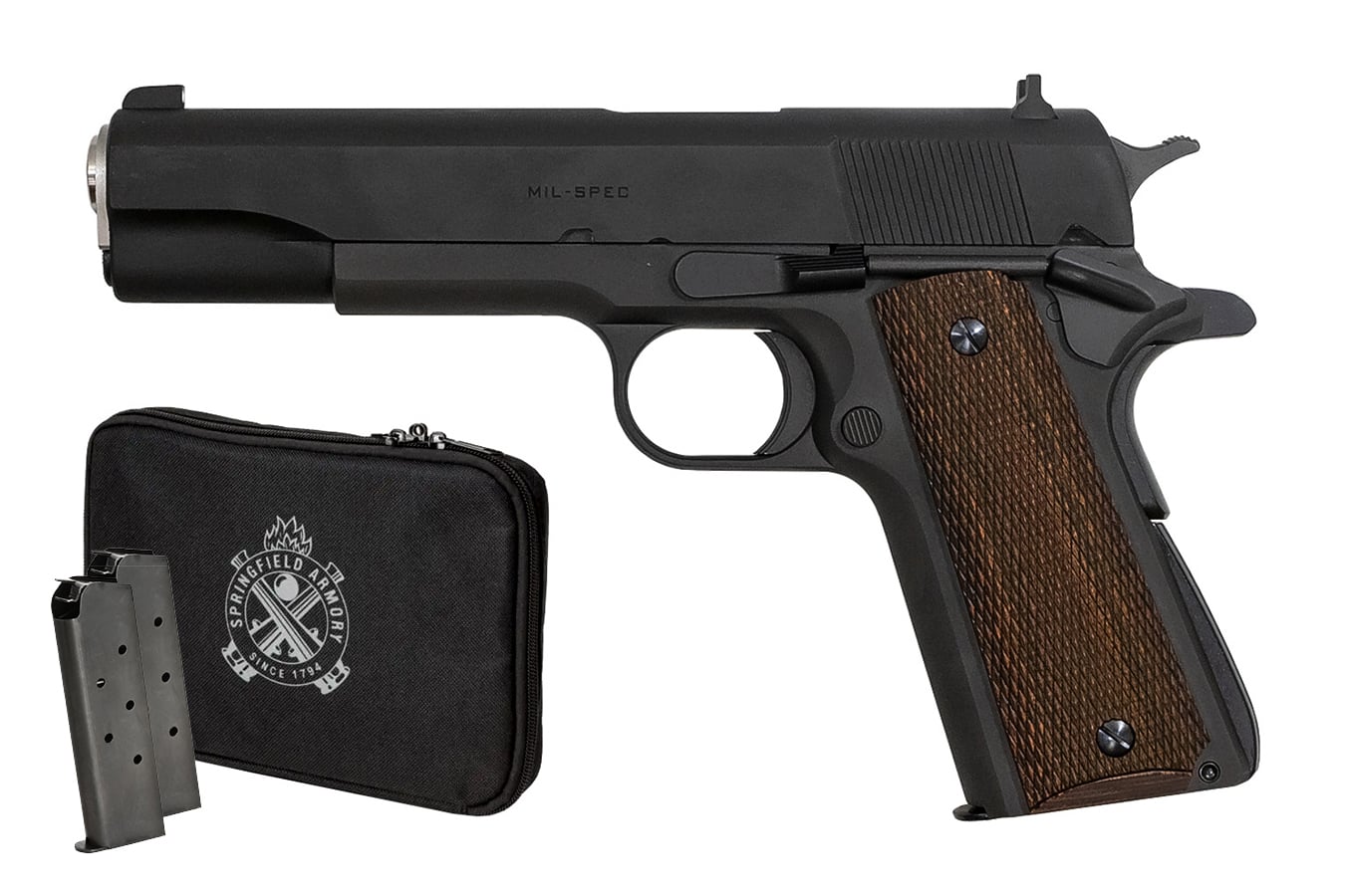 Springfield 1911 Mil-Spec Defend Your Legacy Series 45 ACP Pistol with Three Mags and Bag