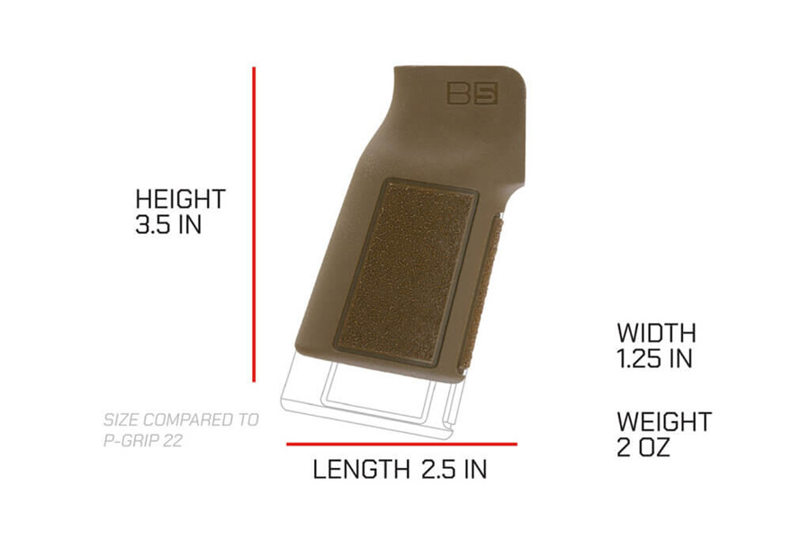 B5 SYSTEMS P-Grip 22K OD Green