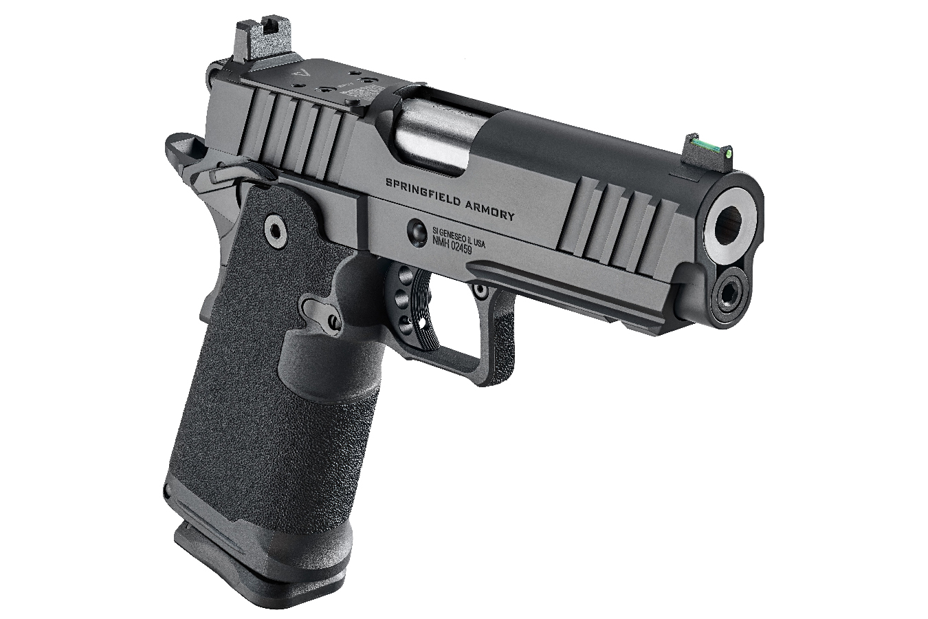 Double Stack 1911/2011 Pistol Display Stand For Springfield Armory Prodigy – Black, 3D Printed USA