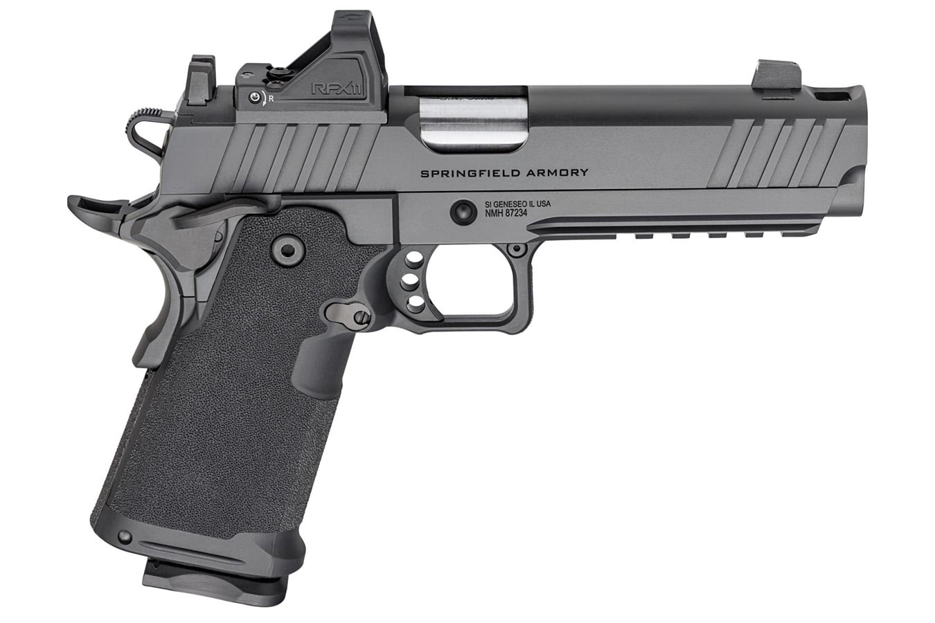 SPRINGFIELD Prodigy 1911 DS 9mm Semi-Auto Pistol with Viridian RFX-11 Green Dot and Pistol Bag