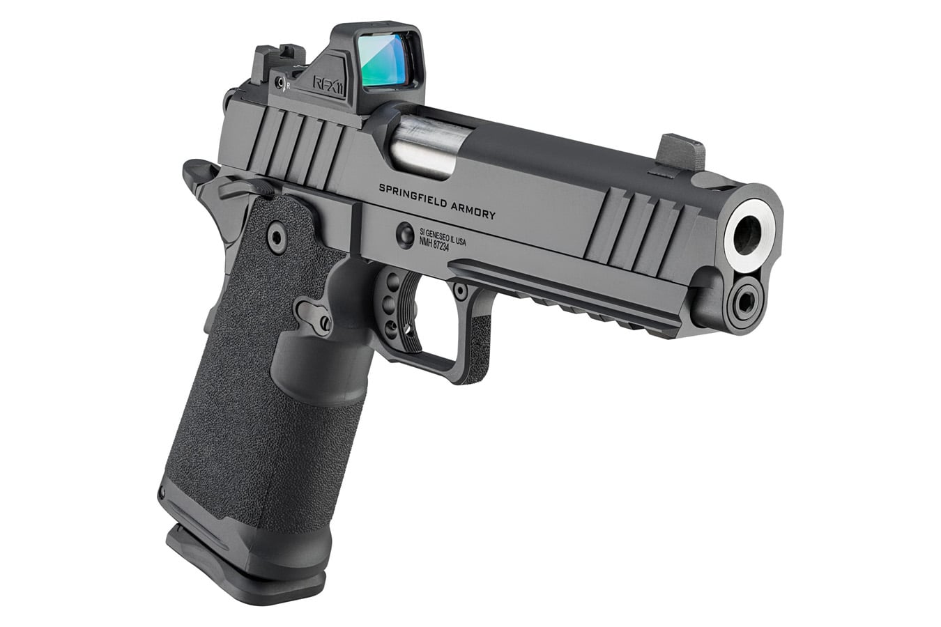 SPRINGFIELD Prodigy 1911 DS 9mm Semi-Auto Pistol with Viridian RFX-11 Green Dot and Pistol Bag