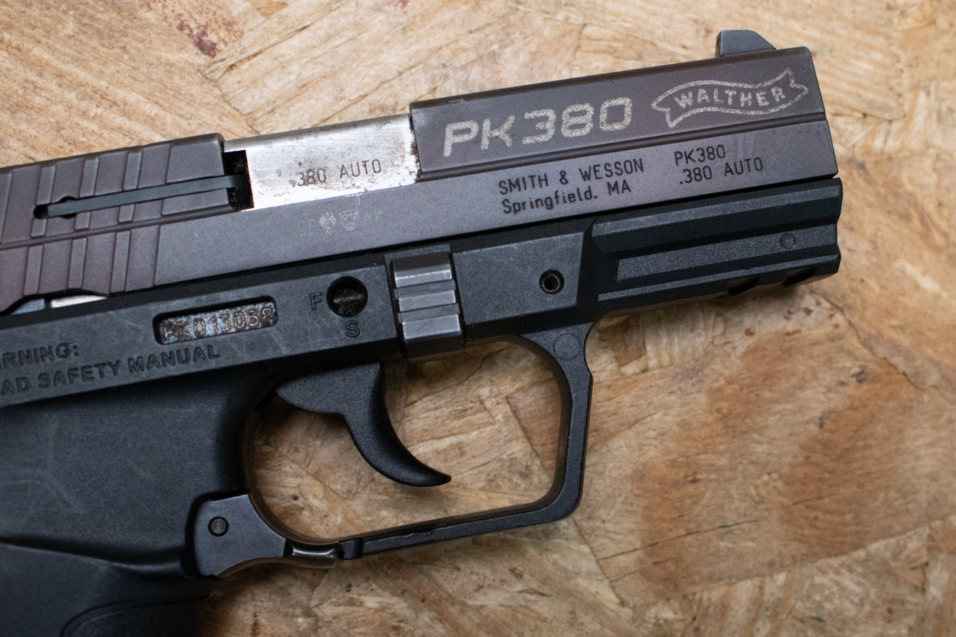 WALTHER PK380 380ACP Police Trade-In Pistol with Ambidextrous Safety