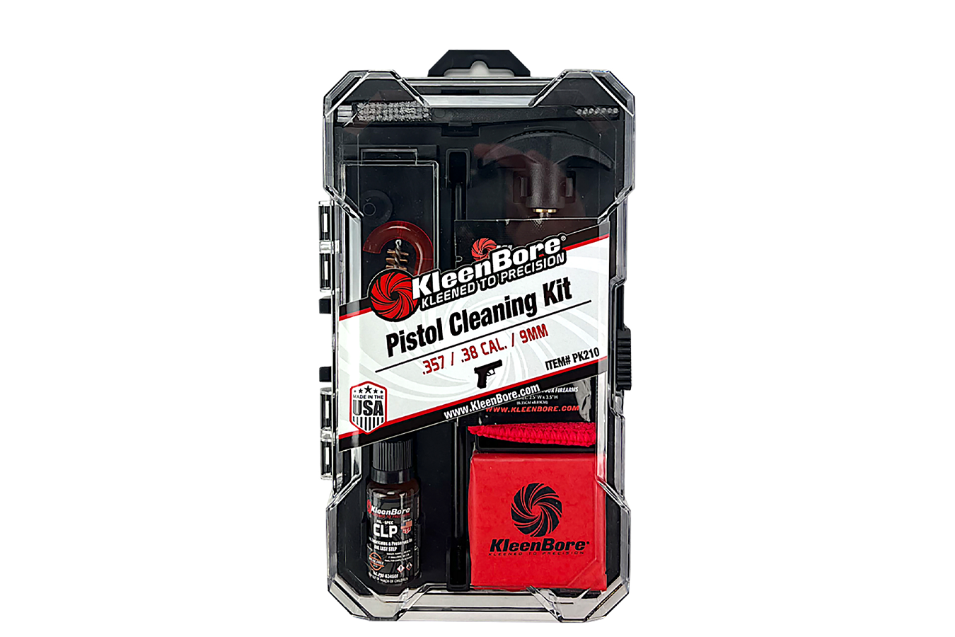 KLEEN BORE Classic Cleaning Kit .38 / .357/ 9mm Cal Handgun