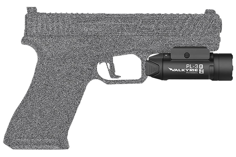 Olight PL-3R Valkyrie Black Anodized 300/600/1,000/1,500 Lumens White LED