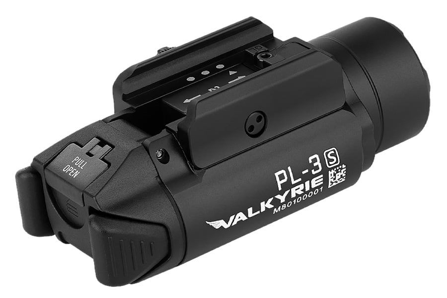 Olight PL-3S Valkyrie Black Anodized 200/450/1,000 Lumens White LED