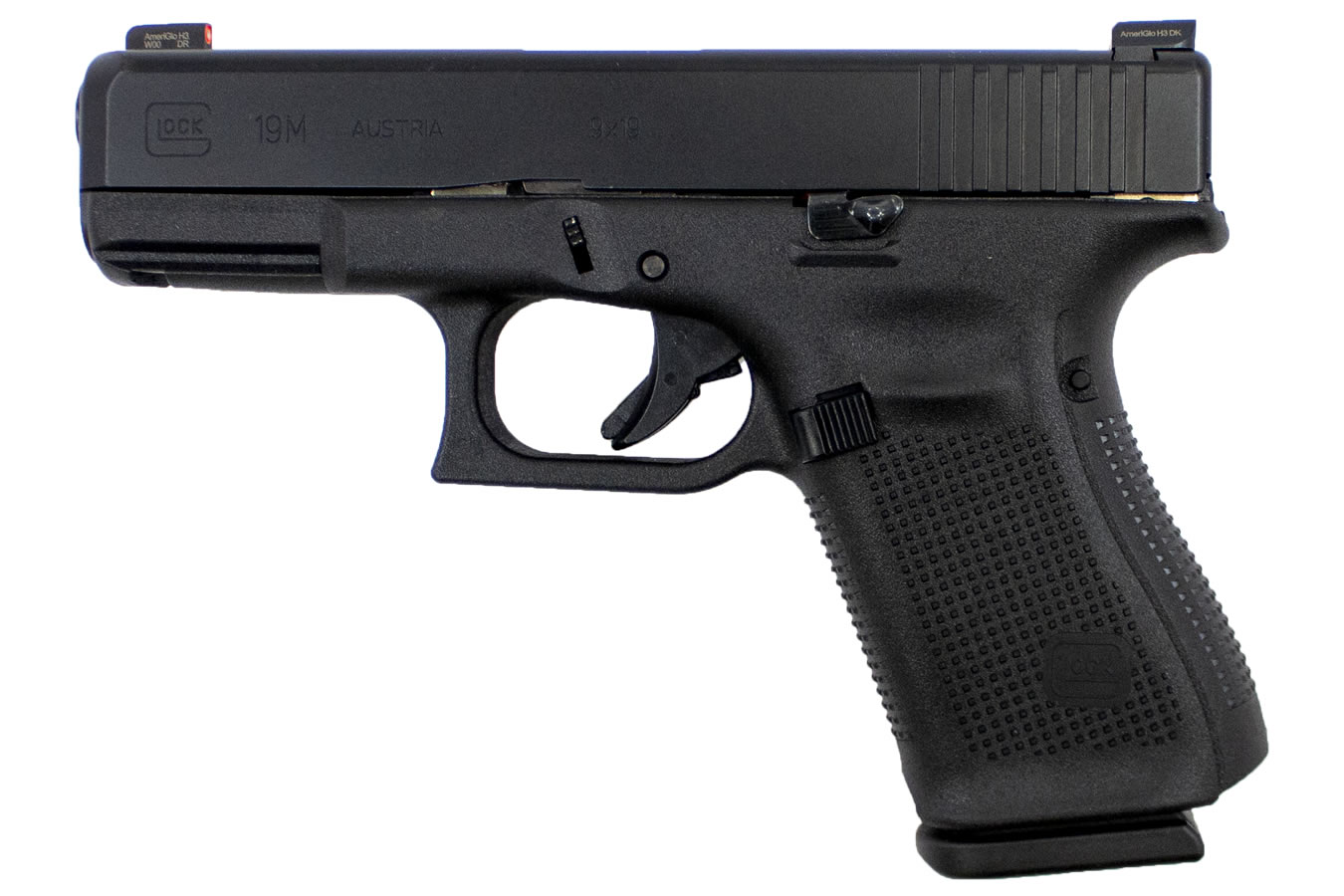 GLOCK 19M Gen 5 9mm Pistol with Ameriglo Sights