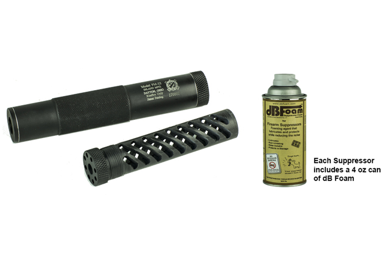 INLAND PM-22 22 Caliber Rimfire Suppressor