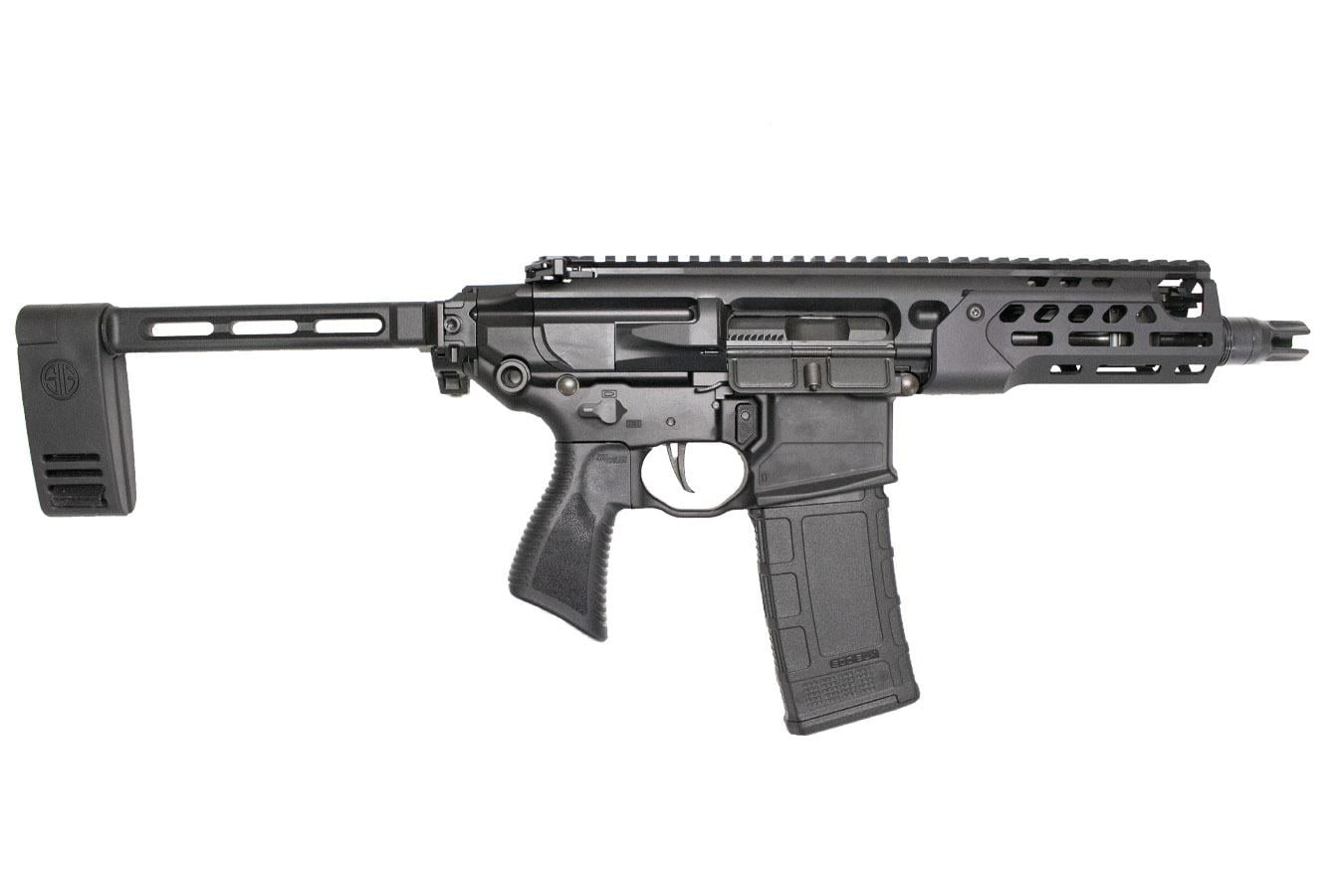 SIG SAUER MCX Rattler LT 300 Blackout Semi-Auto Pistol with Folding Pivoting Contour Brace