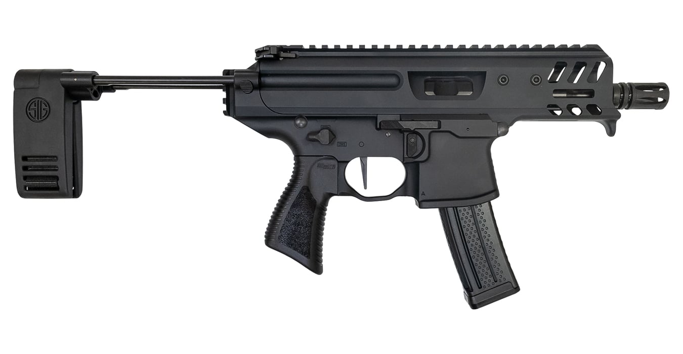SIG SAUER MPX Copperhead K 9mm Pistol with PCB Telescoping Brace and Timney Single Stage T
