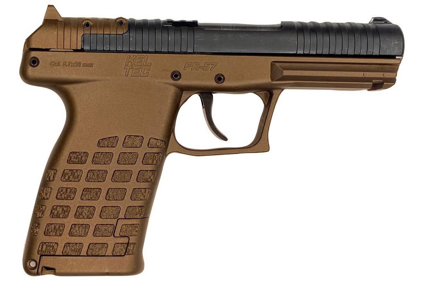 KELTEC PR57 5.7x28mm Optic Ready Pistol with Bronze Finish