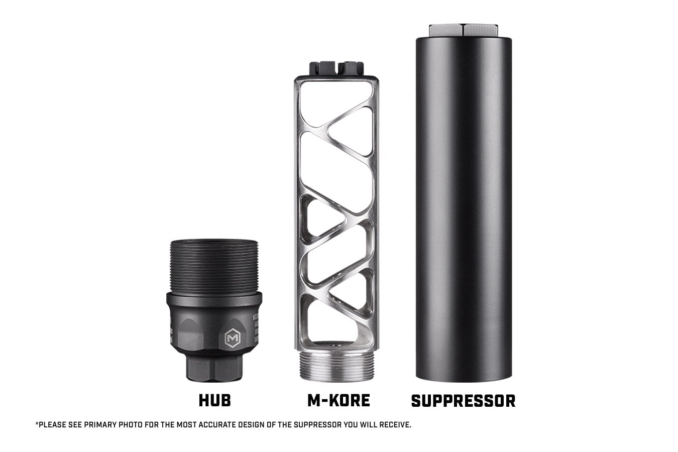 MAXIM DEFENSE PRS-30 30 Caliber 7.9 In Suppressor with 5/8x24 Hub Thread Adapter