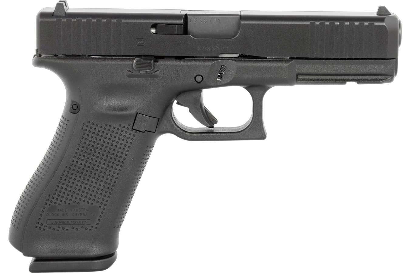 GLOCK 17V 9mm Full-Size Pistol with Front Serrations