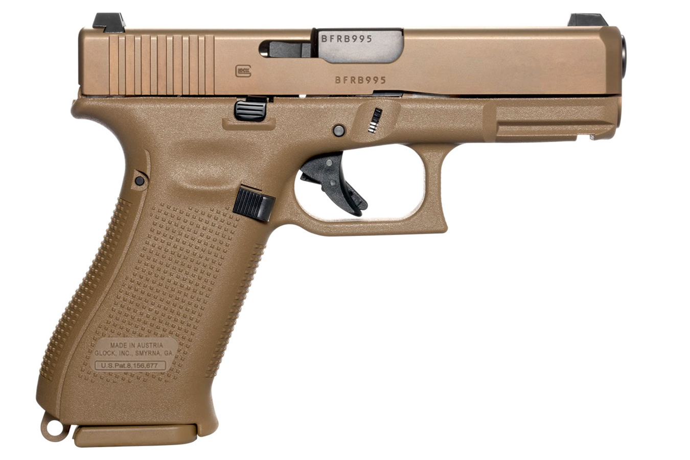 Glock 19x 9mm Full Size FDE Pistol 10 Round Model Sportsman s 
