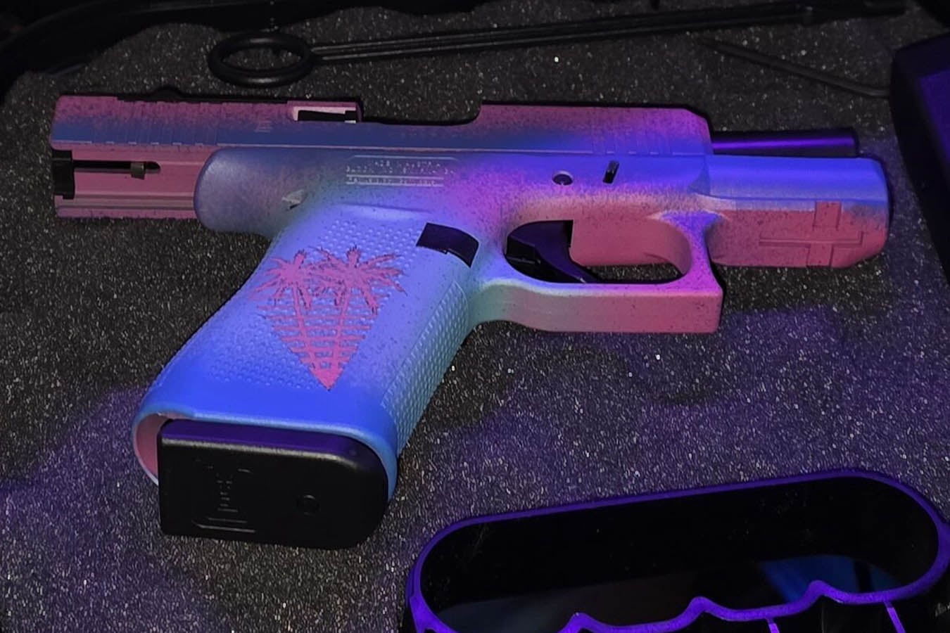 GLOCK 43x MOS 9mm Limited Edition Miami Finish Pistol