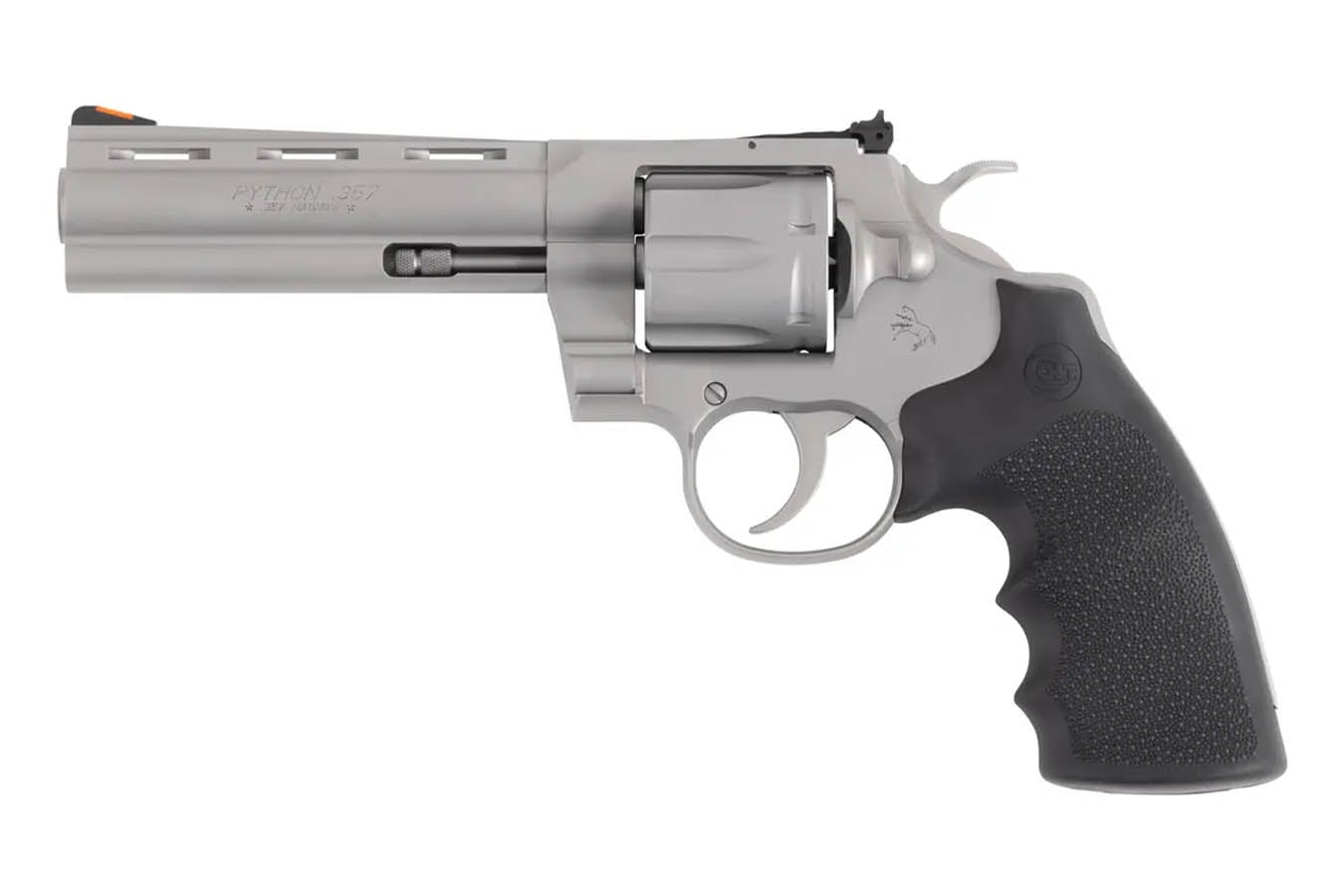 COLT Python 357 Magnum DA/SA Revolver with Matte Stainless Finish and 5 Inch Barrel