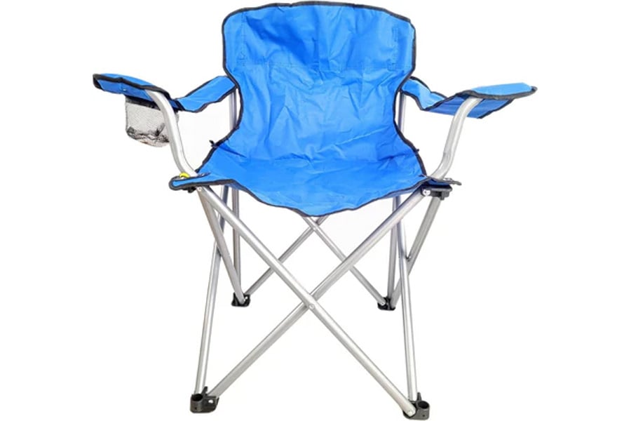 World Famous Sports Oversized Quad Chair with Arm Rest and Large Cup Holder