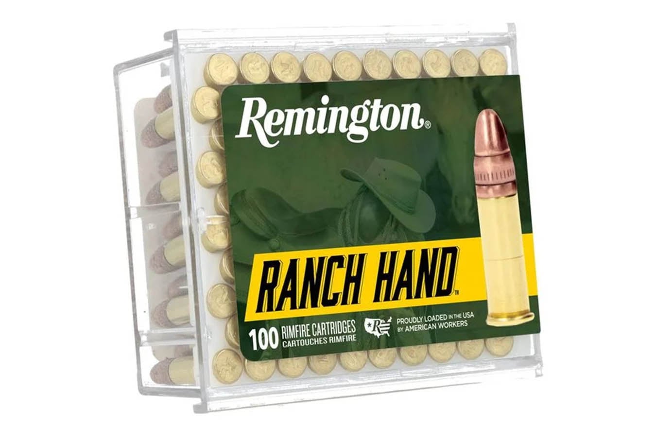 REMINGTON 22LR 40gr Copper Plated Round Nose Ranch Hand 100/Box