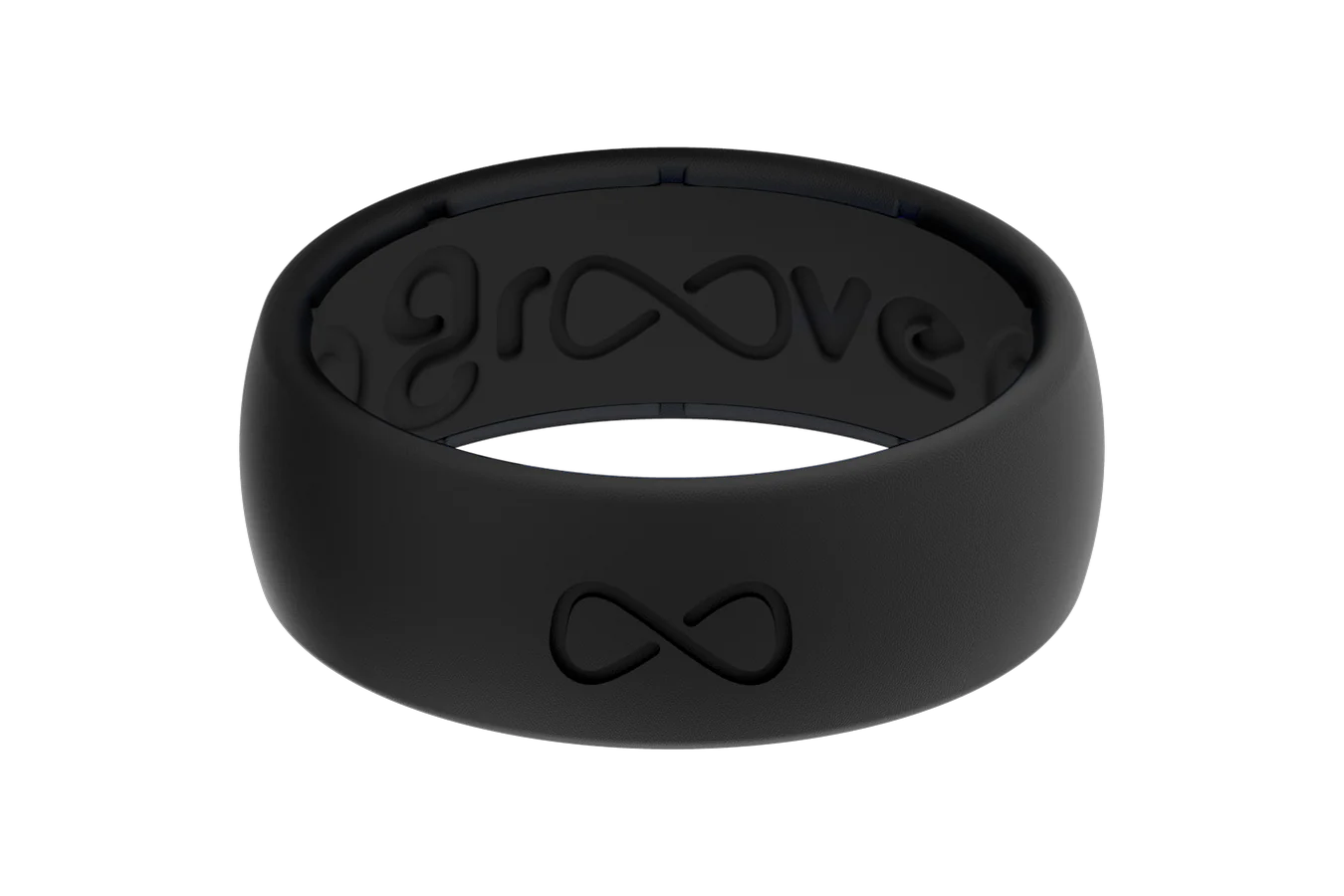 Groove Life Solid Colored Ring - Midnight Black Size 11