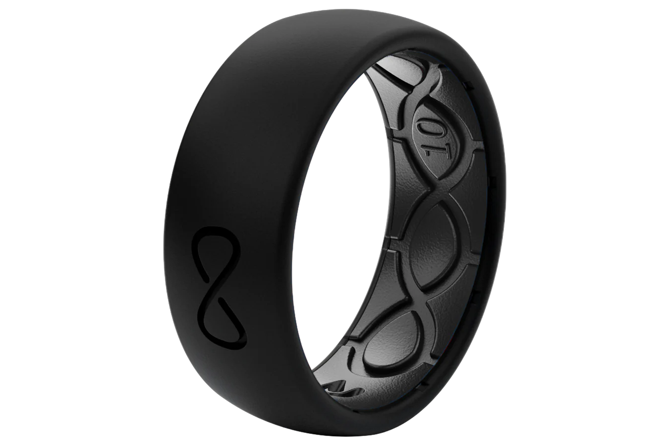 Groove Life Solid Colored Ring - Midnight Black Size 11