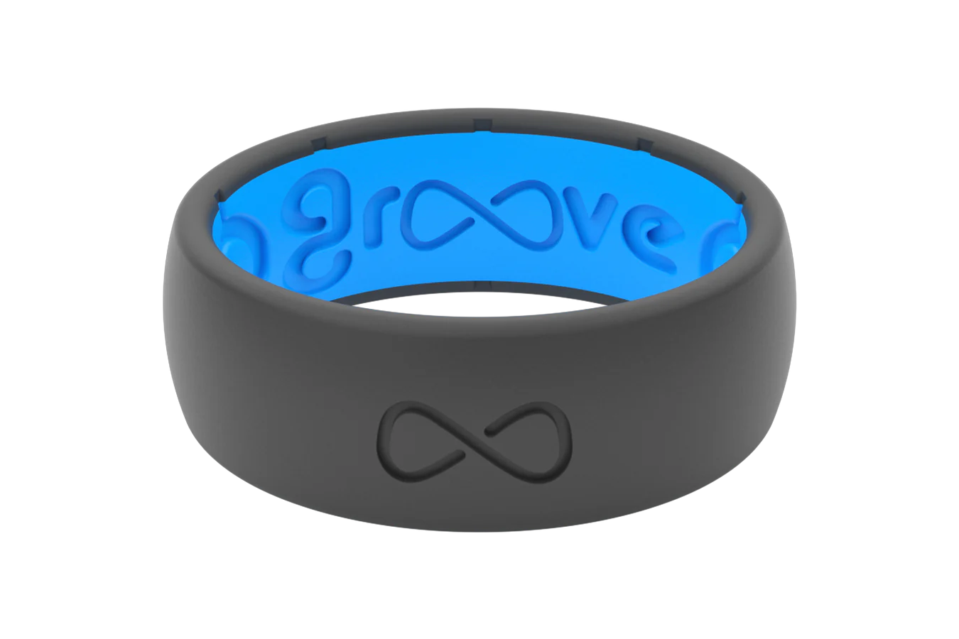 Groove Life Solid Colored Ring - Deep Stone Grey Size 12