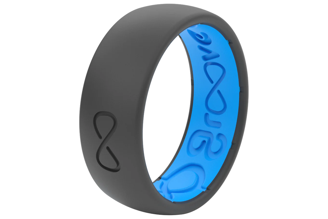 Groove Life Solid Colored Ring - Deep Stone Grey Size 11