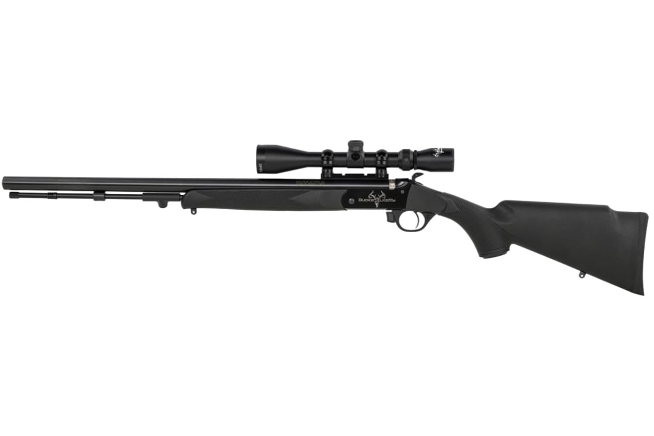 Traditions Buckstalker XT .50 Cal Muzzleloader Black/Blued with 3-9x40 Scope