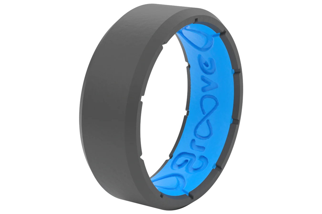 Groove Life Edge Ring - Deep Stone Grey Size 13