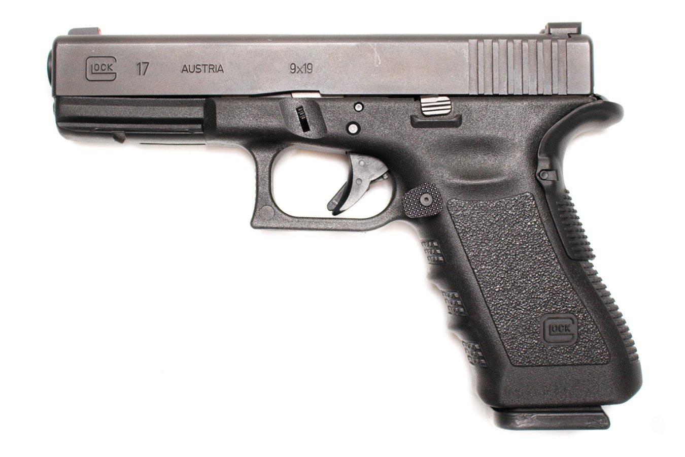GLOCK 17 Gen 3 9mm Police Trade-In Pistol with Original Box and Two Magazines