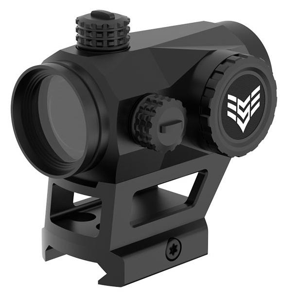 SWAMPFOX OPTICS Liberator II Black 1x 22mm 2 MOA Multi-Reticle Red Reticle