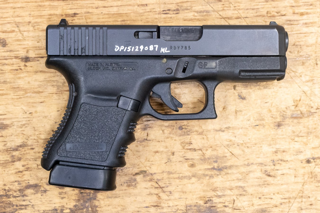 GLOCK 30 SF Gen3 45 ACP Police Trade-in Pistol