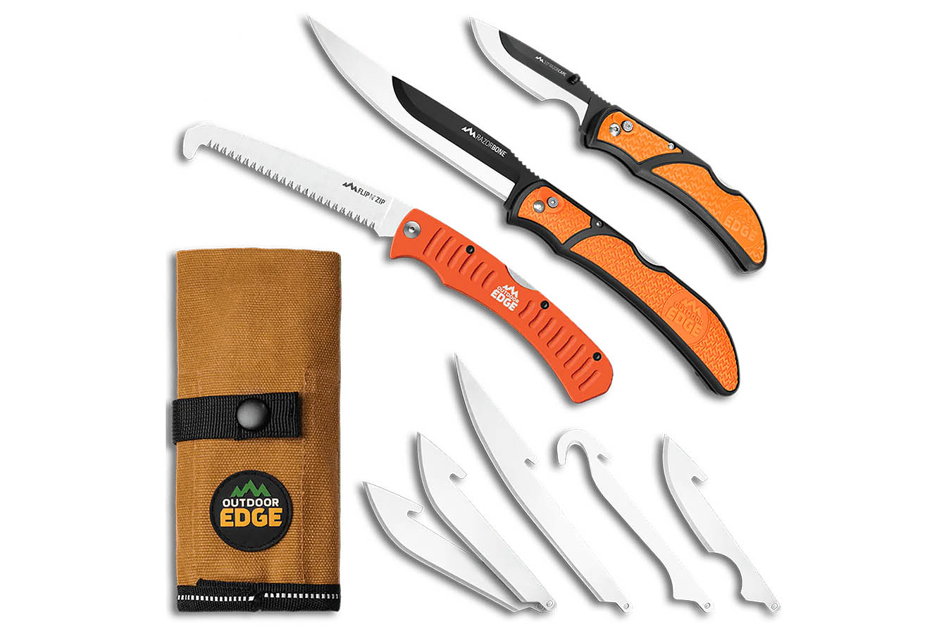 Outdoor Edge RazorGuide 8-Blade Hunter's Combo Kit