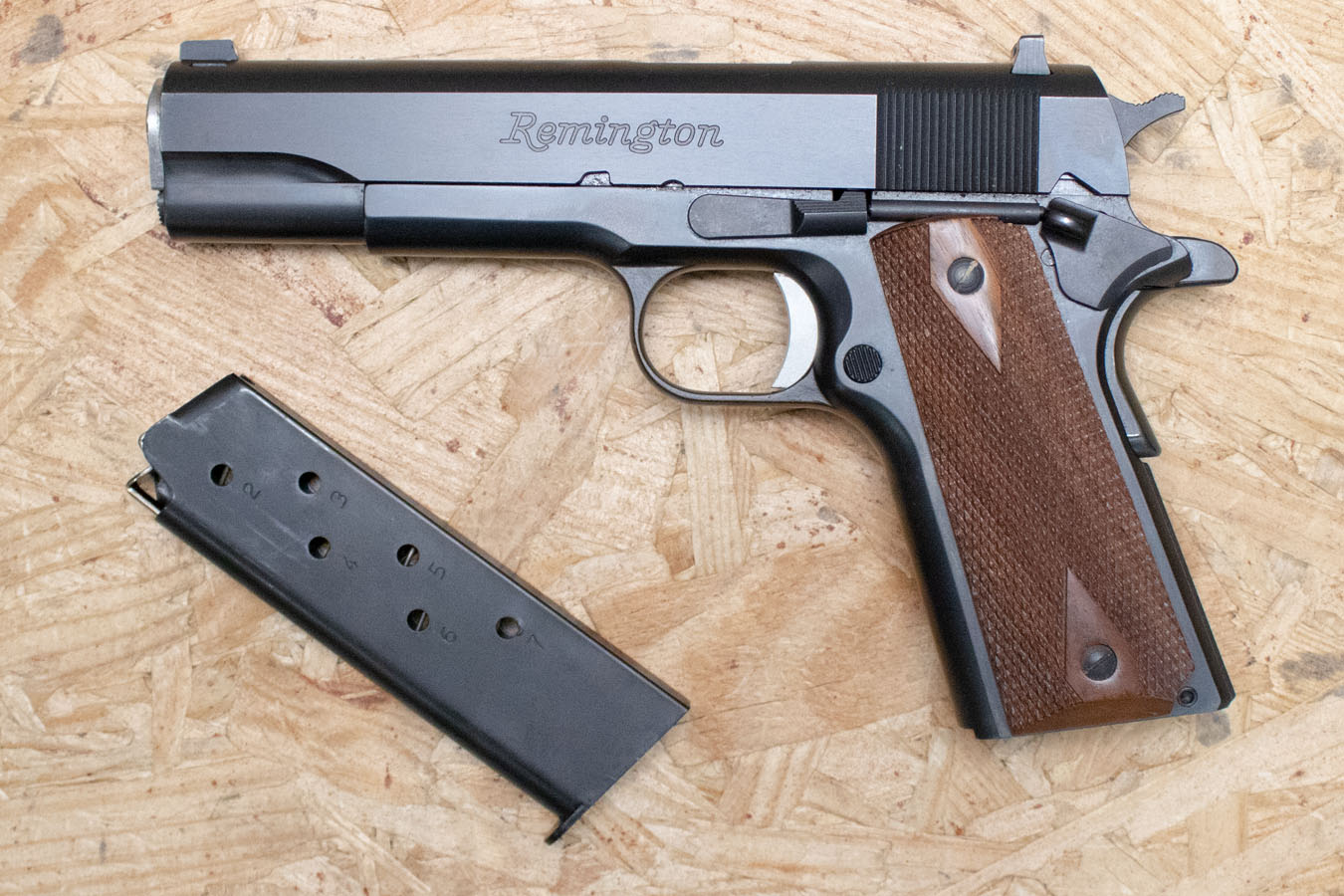 REMINGTON 1911R1 45ACP Police Trade-In Pistol with Stainless Barrel
