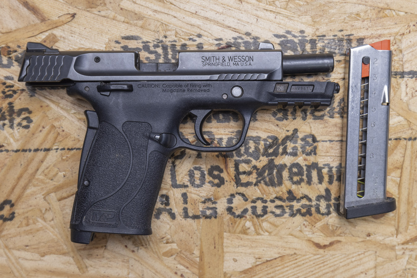 SMITH AND WESSON M&P 380 Shield EZ  M2.0 .380 ACP Police Trade-In Pistol with Thumb Safety
