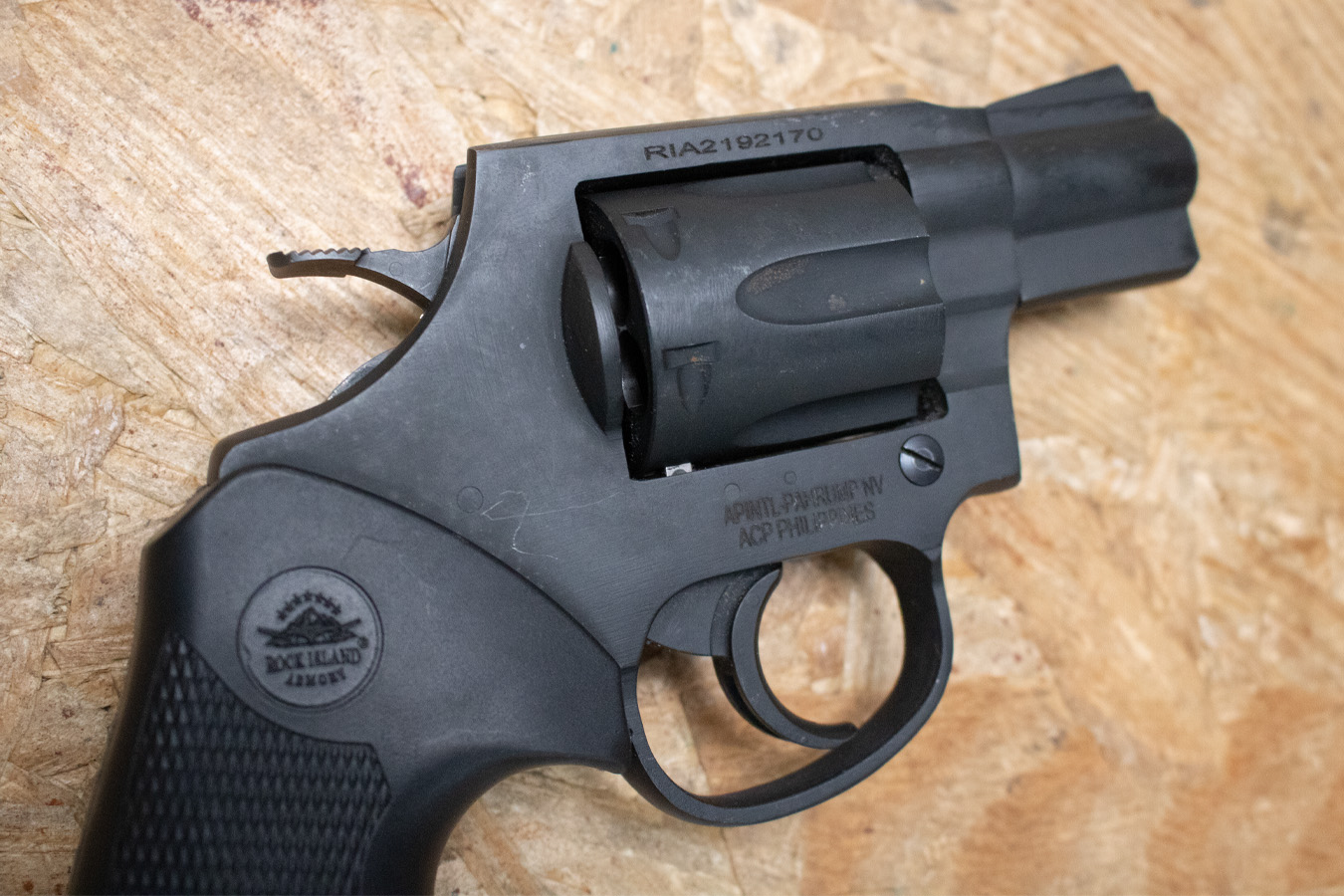 ROCK ISLAND ARMORY 206 38 Special Police Trade-In Revolver with Black Grips