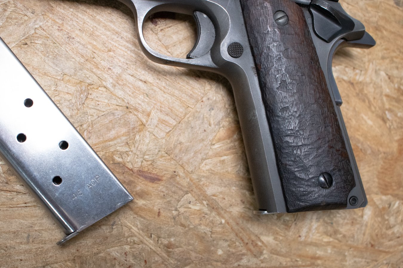 ROCK ISLAND ARMORY M1911 A1 FS 45ACP Police Trade-In Pistol with Two Magazines