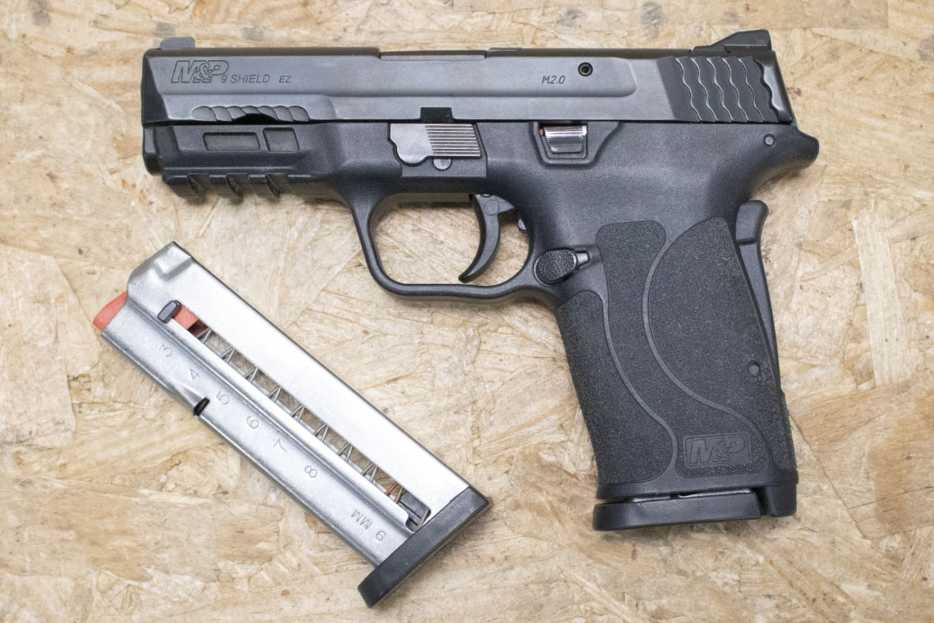 SMITH AND WESSON M&P9 Shield EZ M2.0 9mm Police Trade-In Pistol with Two Magazines