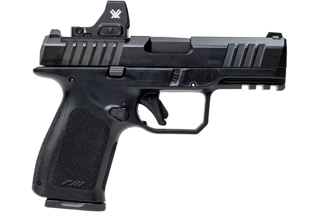 ROST MARTIN RM1C 9mm Semi-Auto Pistol with Vortex Defender CCW Red Dot Optic
