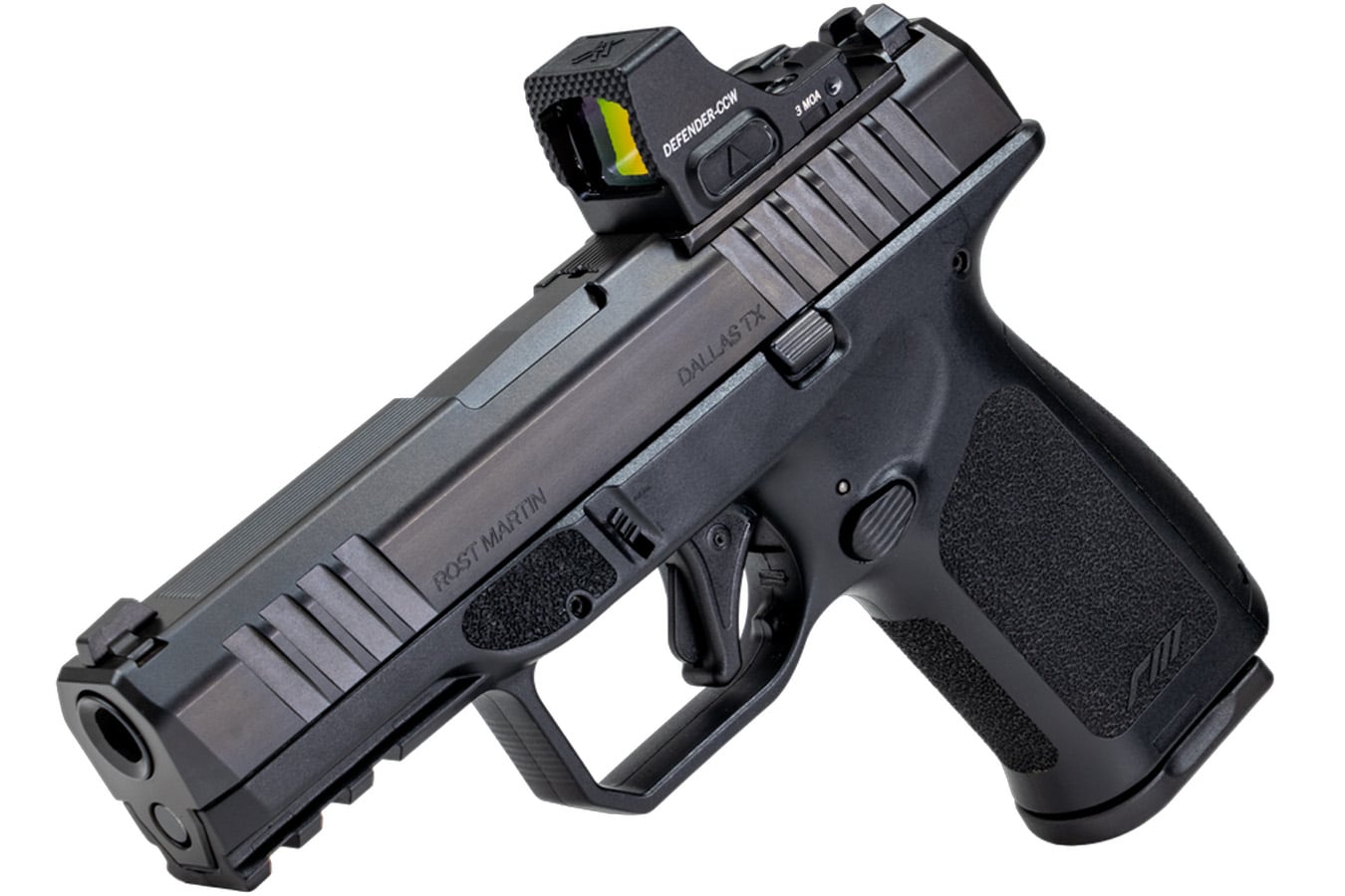 ROST MARTIN RM1C 9mm Semi-Auto Pistol with Vortex Defender CCW Red Dot Optic