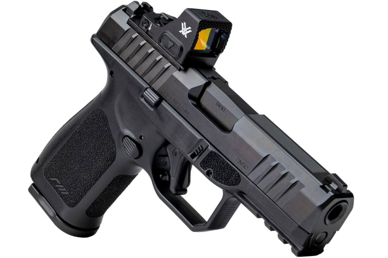 ROST MARTIN RM1C 9mm Semi-Auto Pistol with Vortex Defender CCW Red Dot Optic