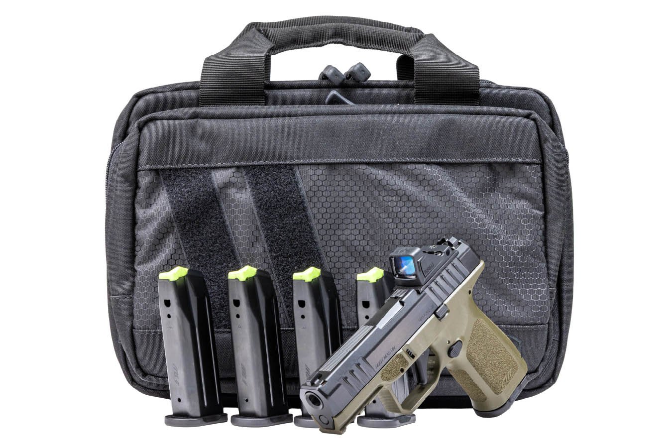 Rost Martin RM1C 9mm Optic Ready ODG Pistol with Viridian RFX Red Dot, 5 Mags and Savior Bag