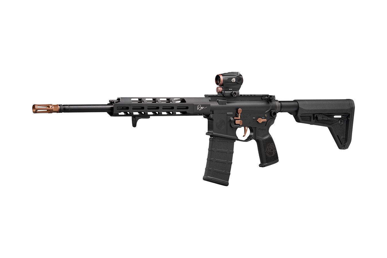 SIG SAUER M400 Rose 5.56 NATO Rifle Package with ROMEO5 Sight and Rose Gold Accents
