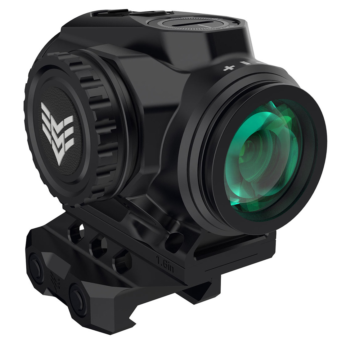 SWAMPFOX OPTICS Raider 1x Green 6 MOA Reticle Micro Prism Sight Black