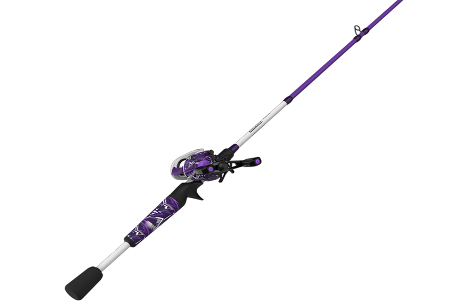 ZEBCO Roam Prism Purple 6 ft 6 in Right Hand Medium-Heavy Baitcast Combo